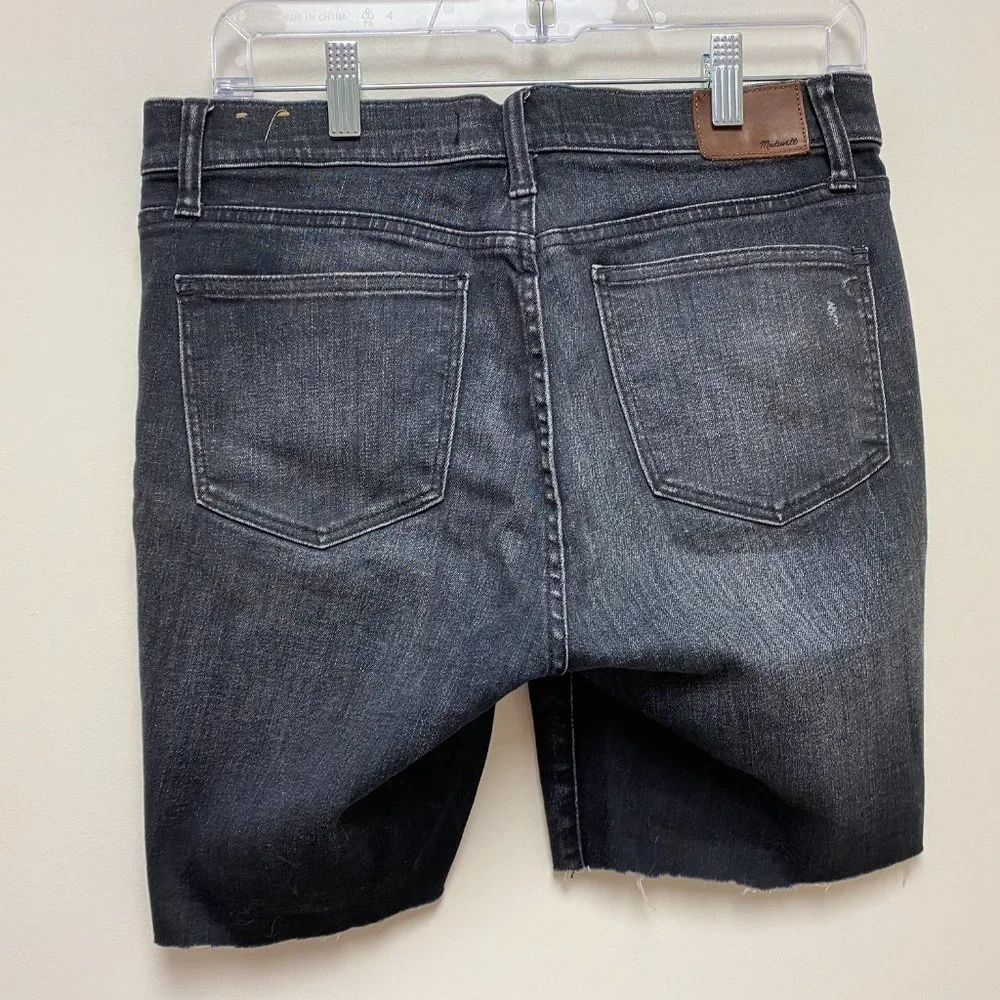 Madewell High Riser Skinny Cut Off‎ Jean Shorts - Picture 6 of 9